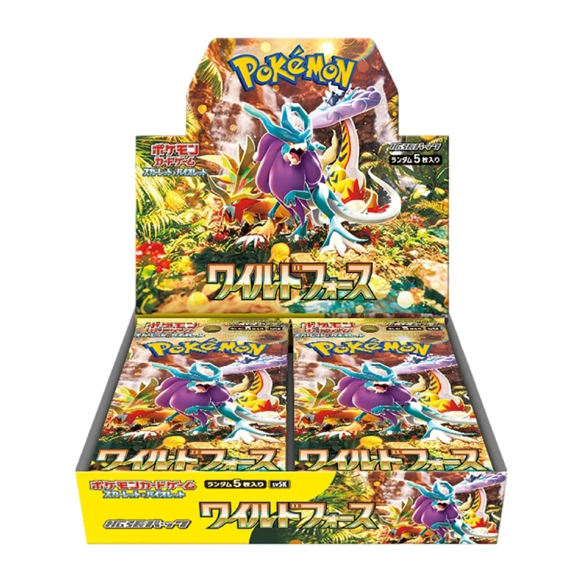 Display Pokémon Wild Force SV5K japonais