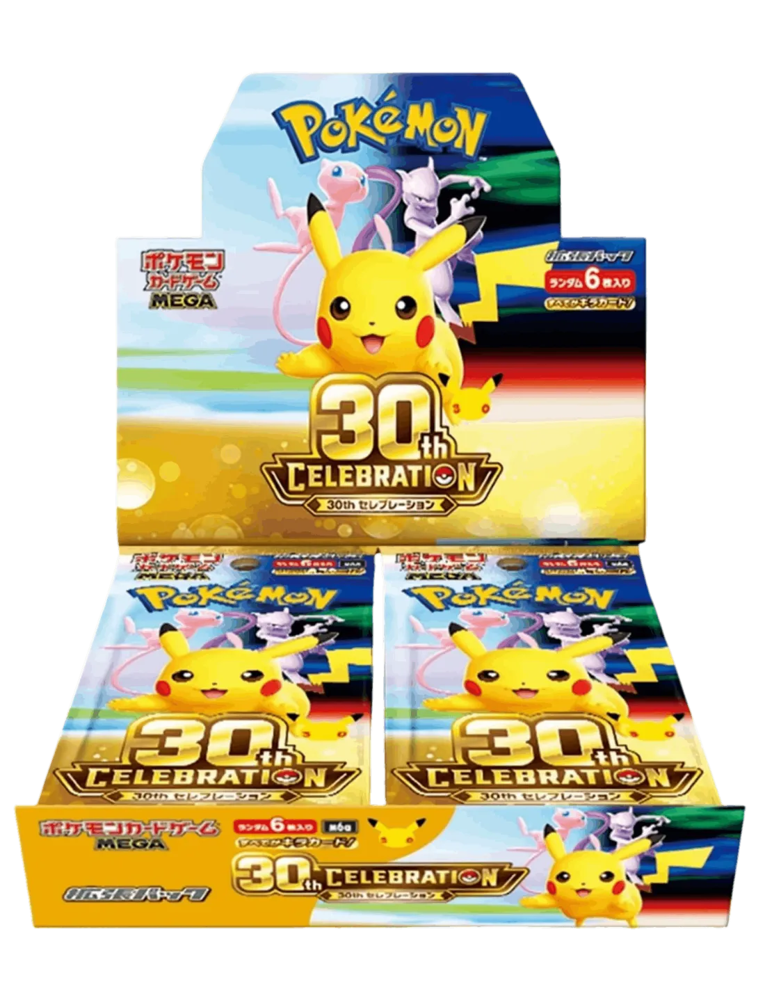 Display Pokémon 30th Celebration M6a japonais – Booster Box